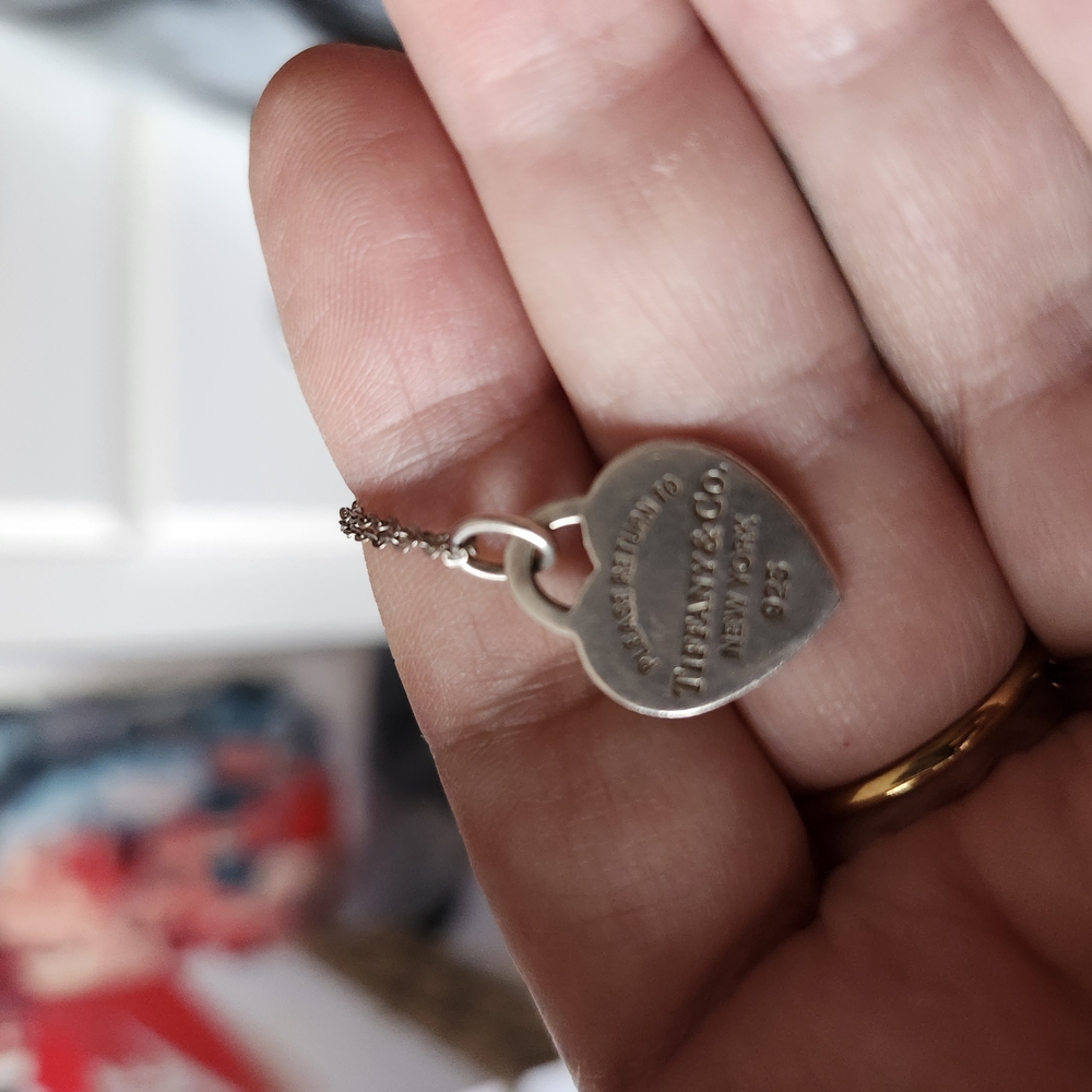 Tiffany & Co. Silver Heart Pendant Necklace